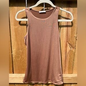 Edgely brown Sleeveless Tank Top
